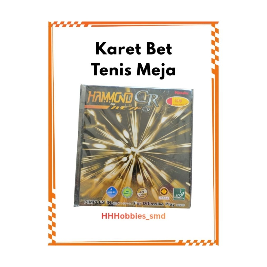 Karet Bet TenisMeja Nittaku HammonD CR