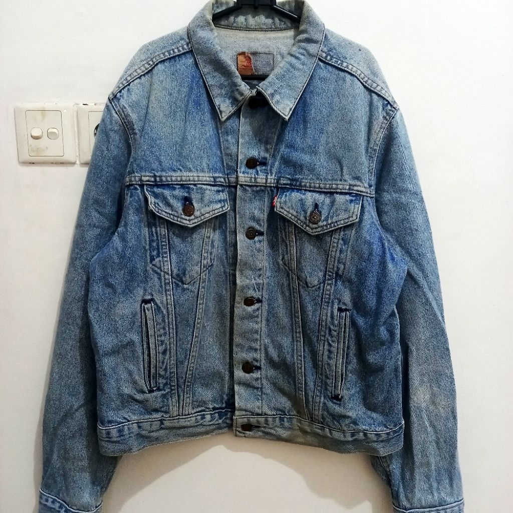LEVI'S - TRUCKER JACKET - BLUE JEANS SIZE XL