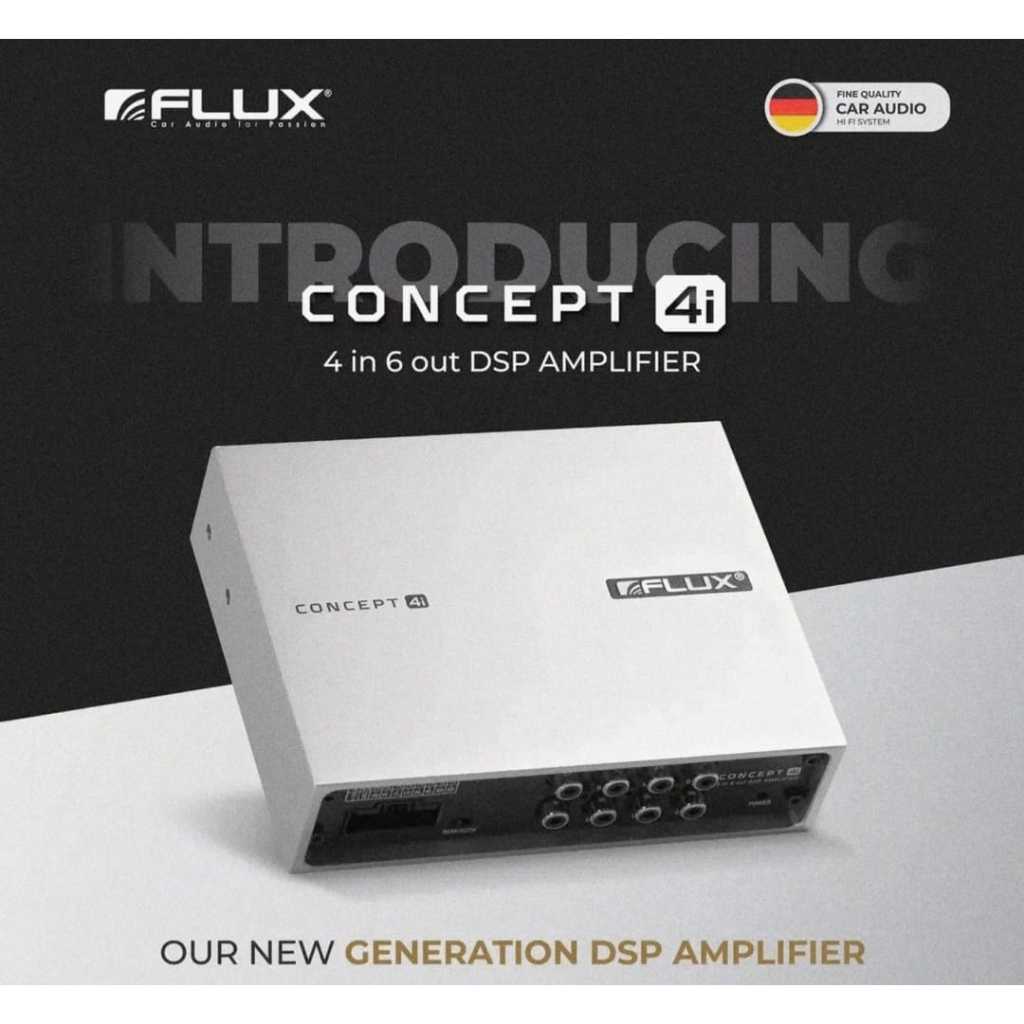 DSP Processor FLUX CONCEPT 4i 6 Channel DSP Amplifier Audio Mobil
