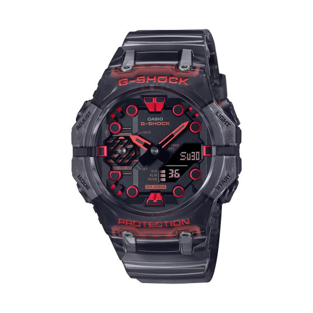 Galery Jam Tangan G-Shock GA-B001G-1ADR Dual Time Rubber Strap