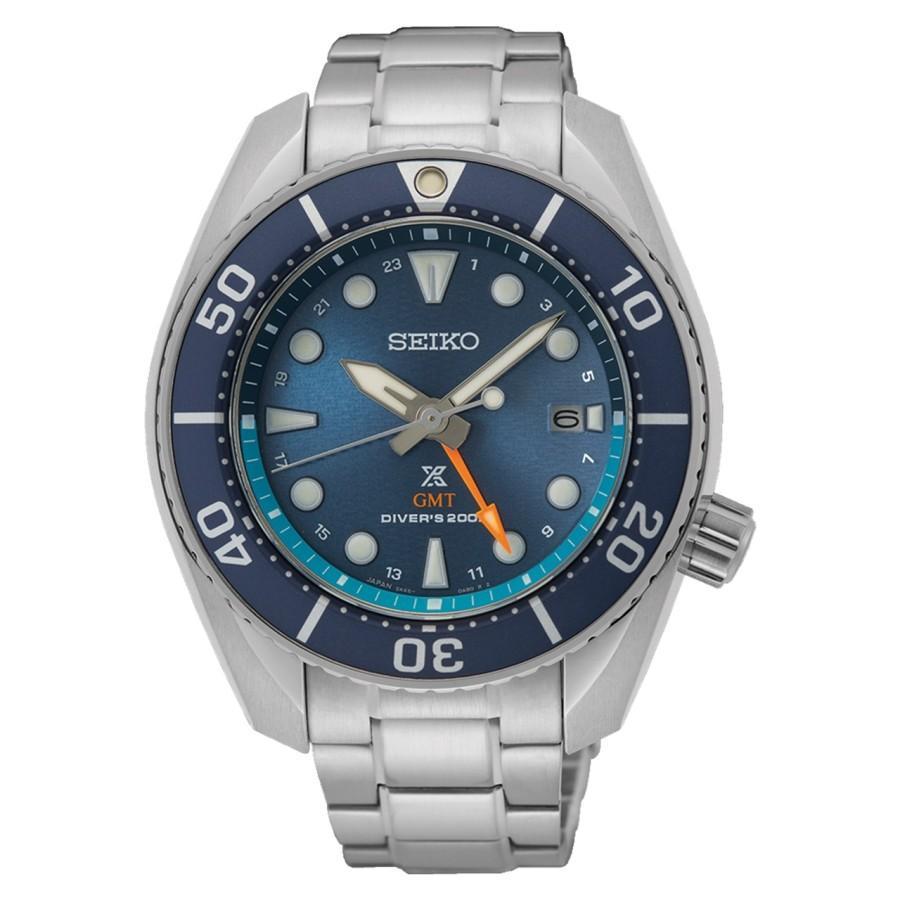 Seiko Prospex SFK001J1 Sea Sumo Solar GMT Blue SFK001