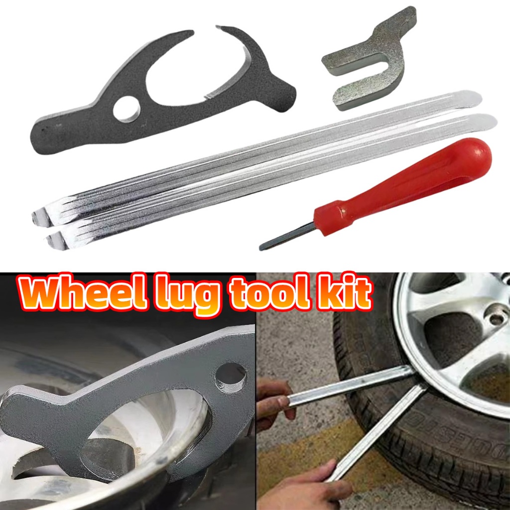 5pcs Alat Tambal Ban Set Tuas Pengangkat Ban Sepeda Motor Multifungsi Alat Congkel Cukit Ban Sepeda 