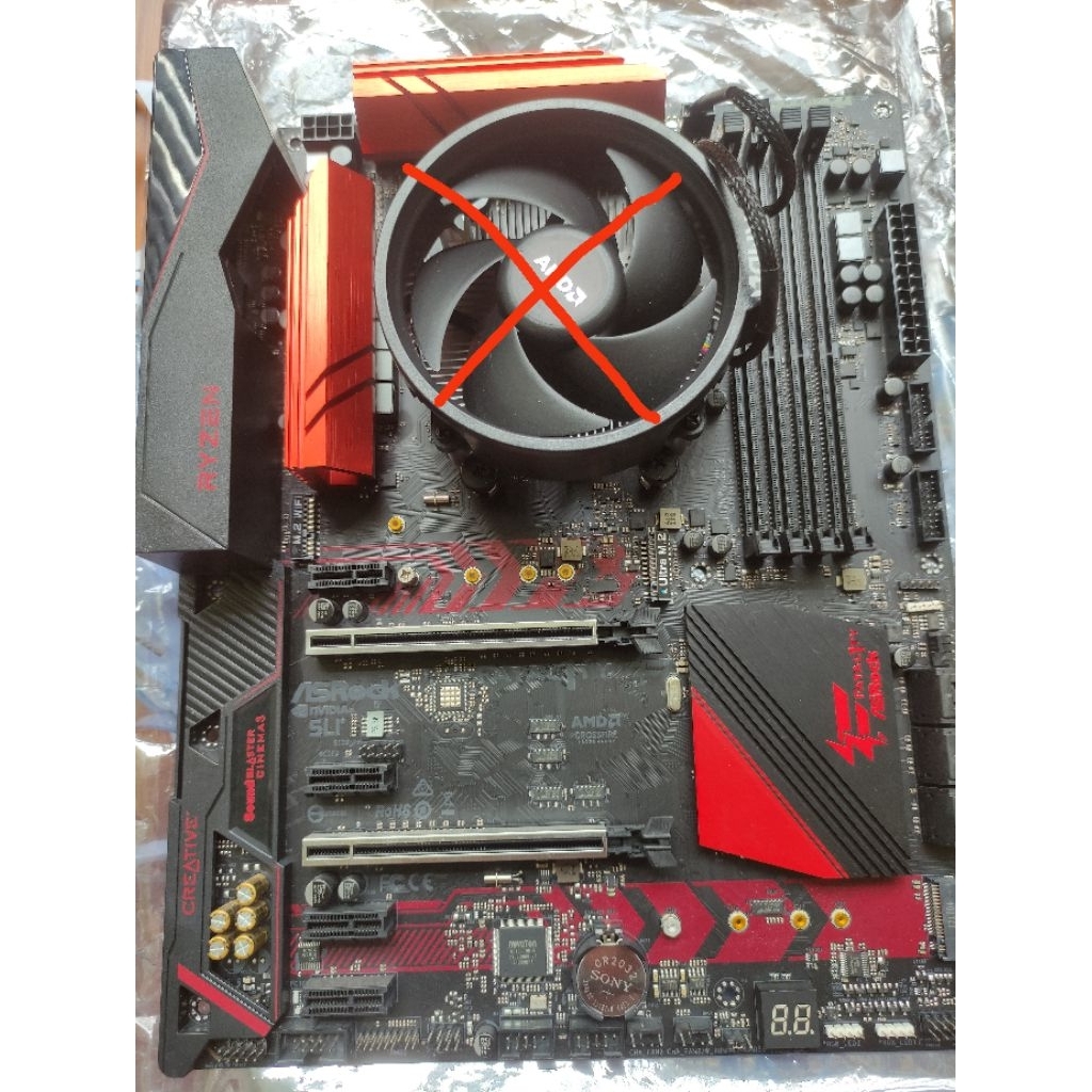Motherboard AMD AM4 ASRock Fatal1ty X370 Gaming K4 - Bekas Unit Only