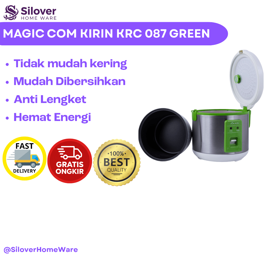 MAGIC COM KIRIN KRC 087 GREEN