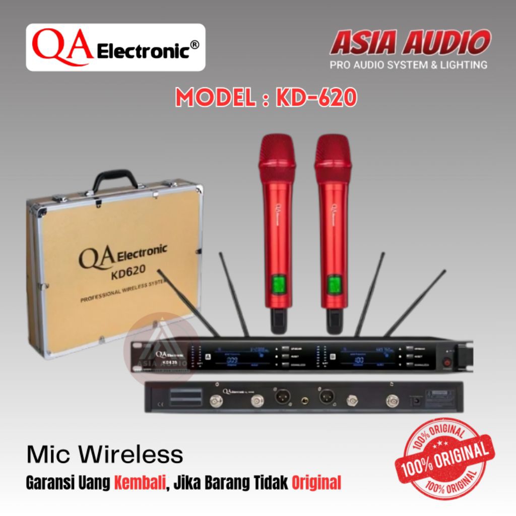 MICROPHONE WIRELESS QA ELECTRONIC KD620