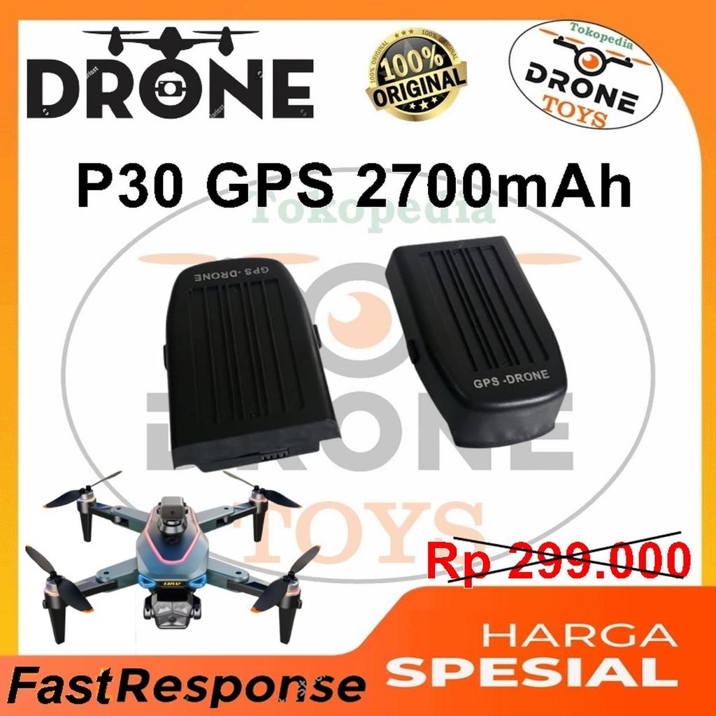 Battery Drone P30 GPS Batre 3.7V 2700mAh Original Baterai Drone P30