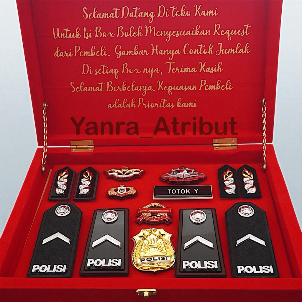 Set Box Pangkat Bripda Pdh Pdu / Set Atribut Pangkat Evolet Briptu Pdh Pdu Polisi Polri Premium