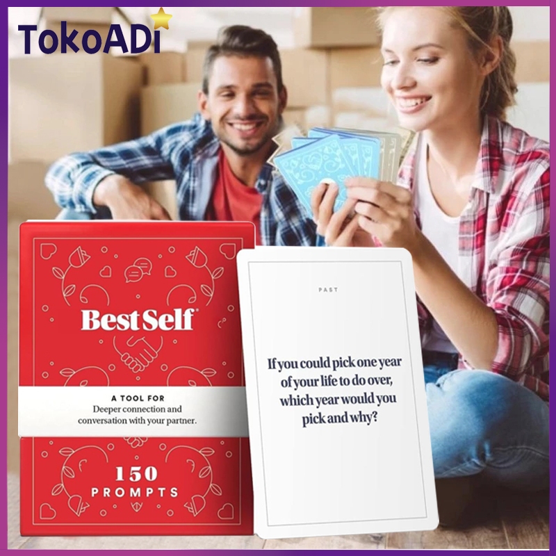 Pasangan Kartu Deeptalk Deep Talk Card Pasangan Kartu Couple Game Card Game Couple Intimacy Deck Car