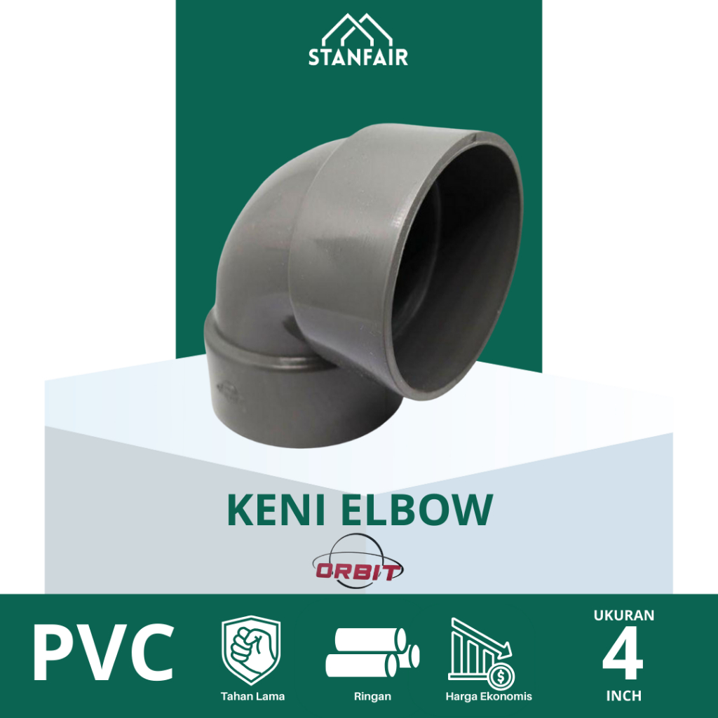 Orbit Keni Elbow 4" / Knee Elbow 4" / Elbow Pvc 4 Inch Orbit