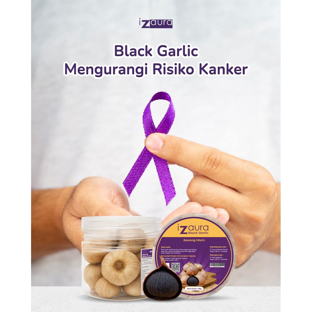 BAWANG HITAM BLACK GARLIC iZAURA 150GR