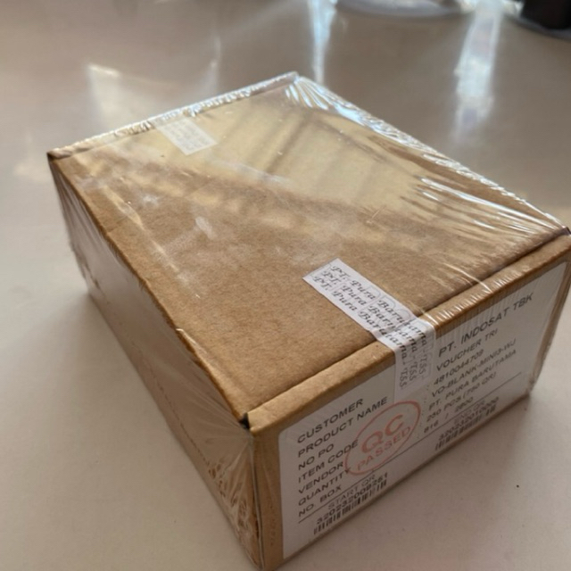 Voucher im3 indosat kosong untuk di inject kuota. Paket per box isi 750SN