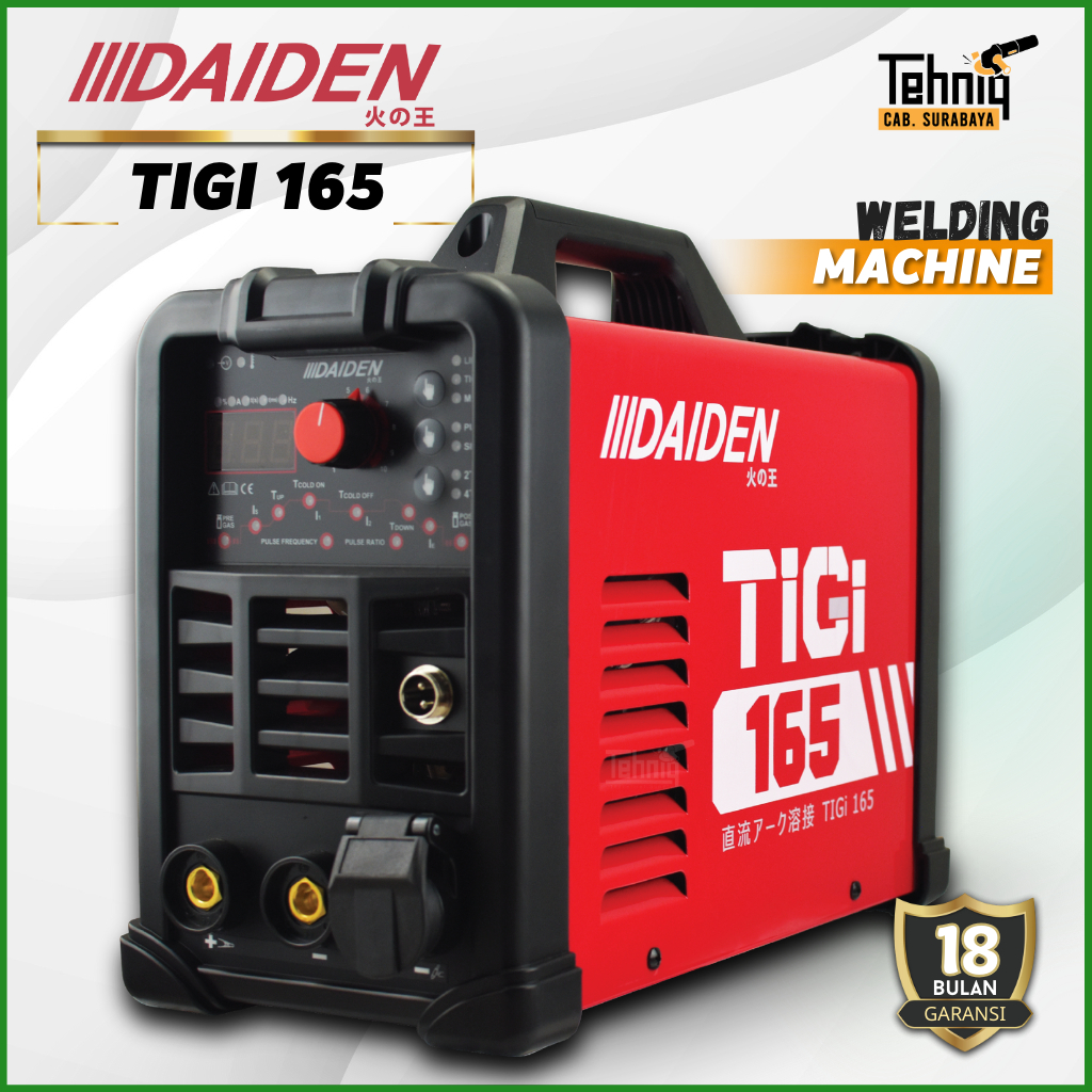 MESIN LAS ARGON DAIDEN TIGI 165 PULSE / TRAFO LAS ARGON DAIDEN TIGI 165