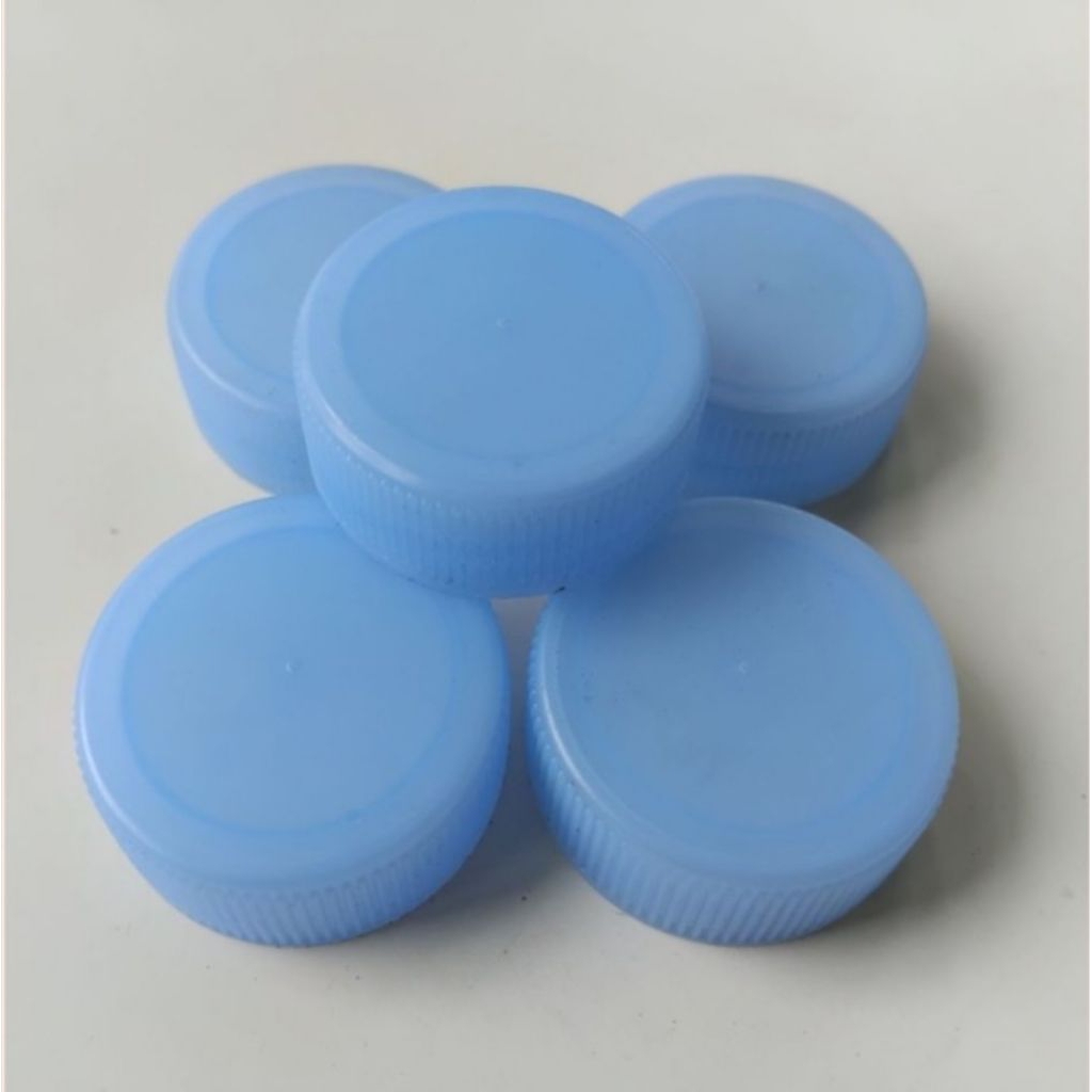 TUTUP BOTOL BEKAS | BIRU MUDA | 30 PCS || LE MINERALE