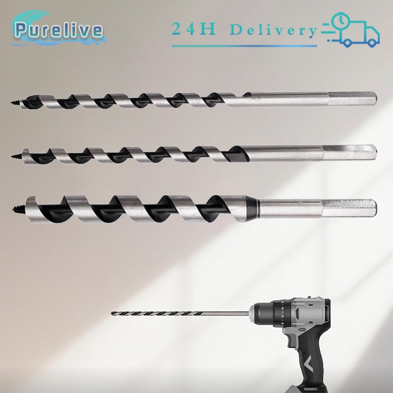 12mm/16mm/20mm Mata Bor Kayu Panjang Engkol Mata Bor Auger Untuk Kayu