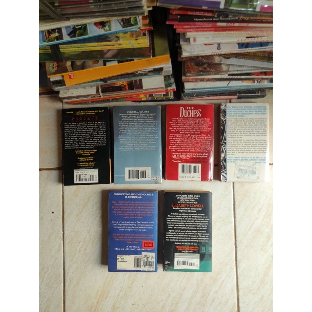 Buku Novel, THE DUCHESS, MEPHISTO CLUB, ARMOR, DUST, HORNET'S NEST, WHIRLPOOL, First Drop Of CRIMSON