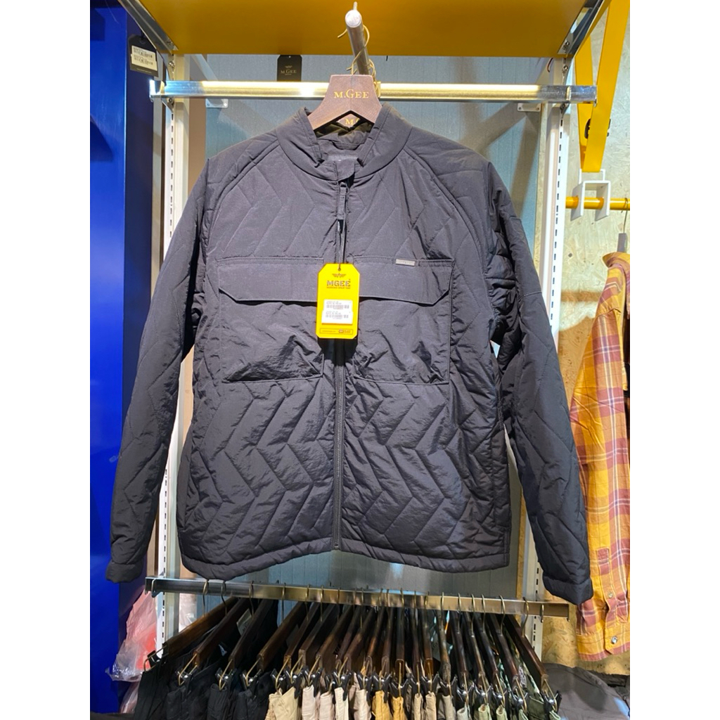 Mgee Jaket Pria model Boxy Fit Polyester 100% ORIGINAL MGEE