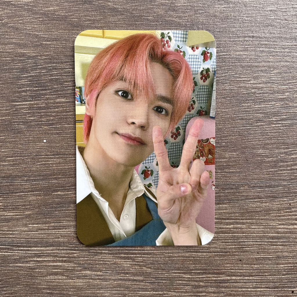 [ Ready ] photocard official Taeyong selca NCT 127 random recipe card pack MD Baker house Merch merc