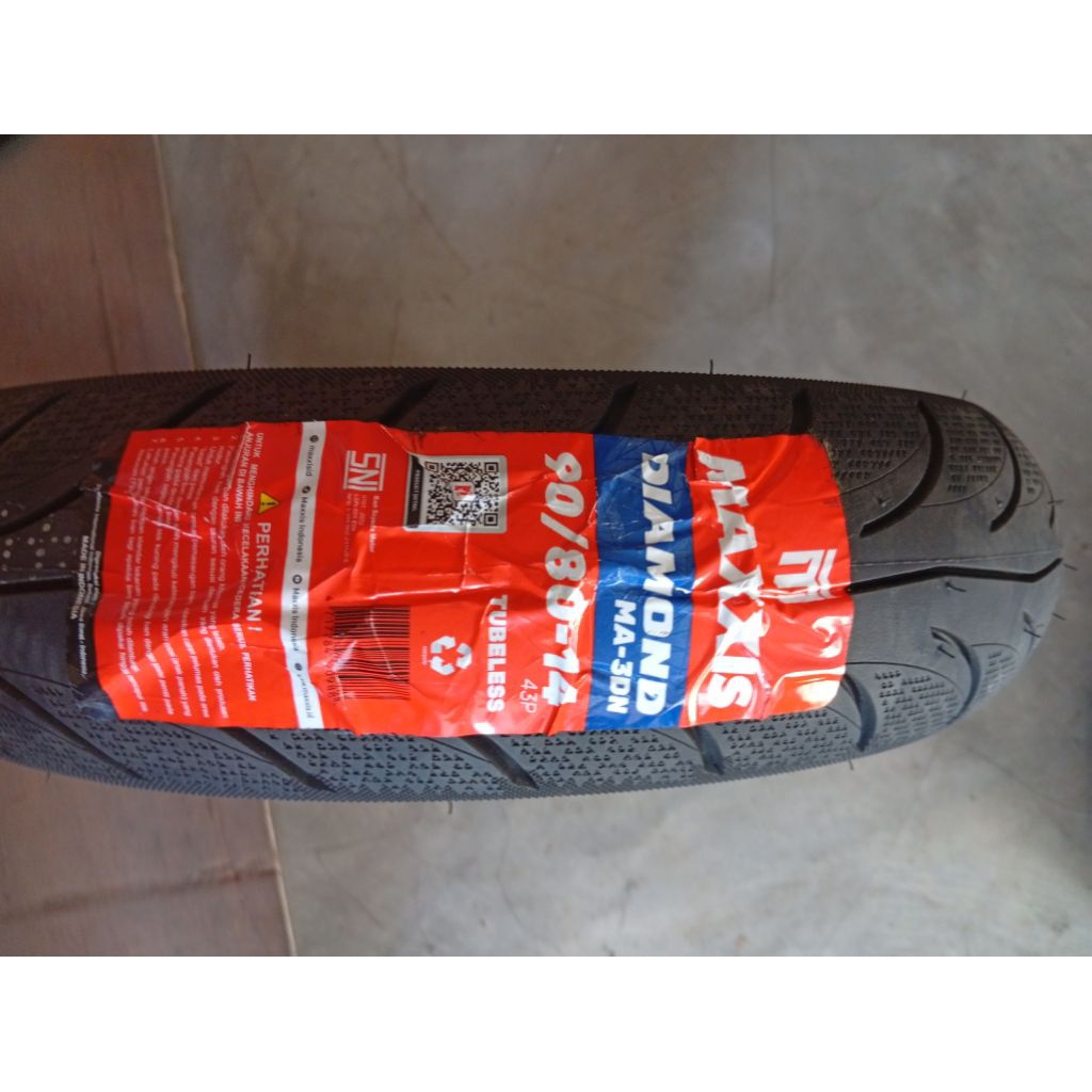 BAN TUBLESS MAXXIS 90/80 RING 14