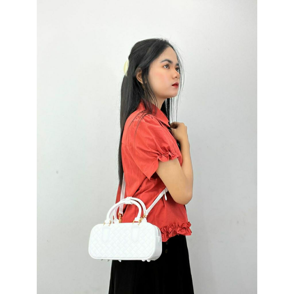 Marc Eliza Jelly Bag PVC Quilted Handbag - 004