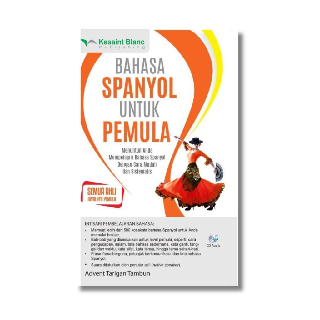 Buku Belajar Bahasa: Bahasa Spanyol untuk Pemula + Audio