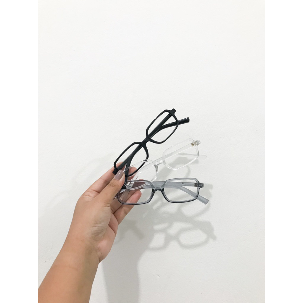 Kacamata Frame Pria dan Wanita Kacamata Blueray Kacamata KOTAK / Adara - LUMI