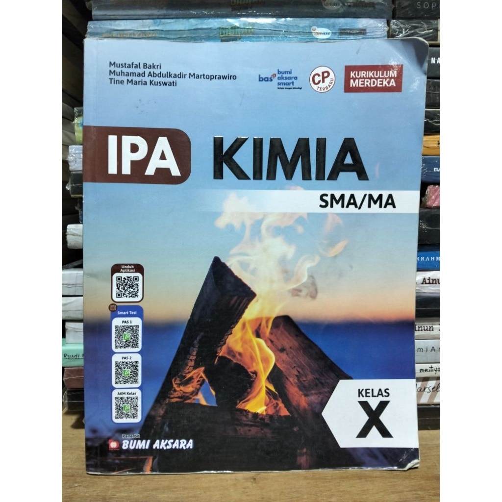 Buku IPA Kimia 1,2,3 SMA/MA Kelas X,XI,XII Kurikulum Merdeka Bumi Aksara