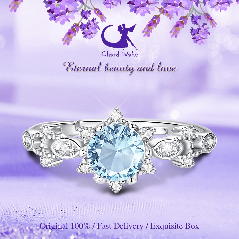 Chard Wake Cincin Pria Berlian Adjustable Anti Karat Perhiasan Tunangan Kotak Indah COD