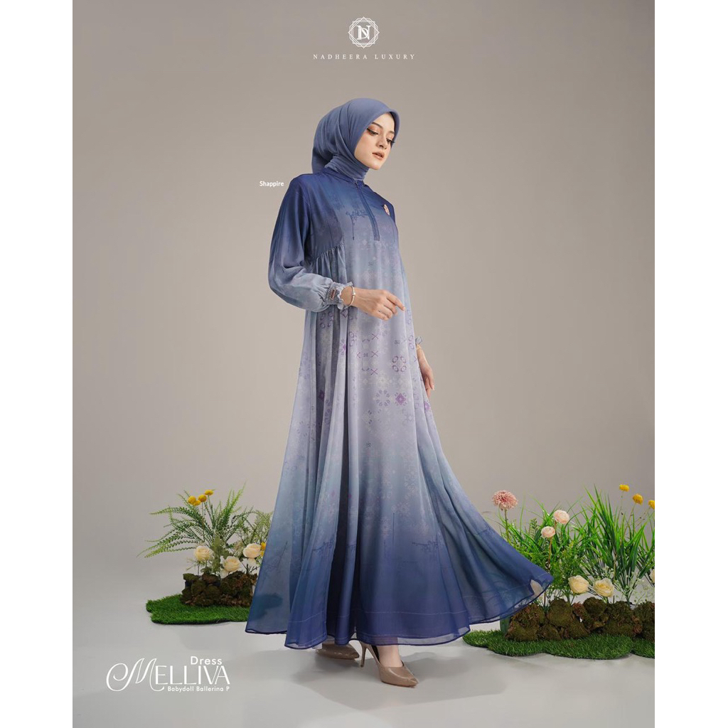DRESS BY NADHEERA LUXURY / GAMIS KASUAL MEWAH PESTA GAMIS TERBARU
