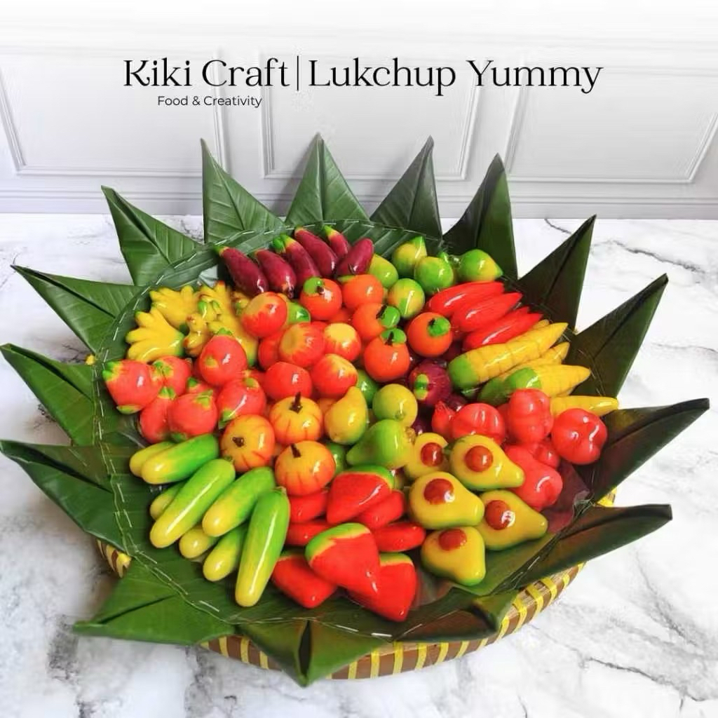 Kue Lukchup Tampah isi 250pcs Kue Lukchup Thailand Kue Buah Mini