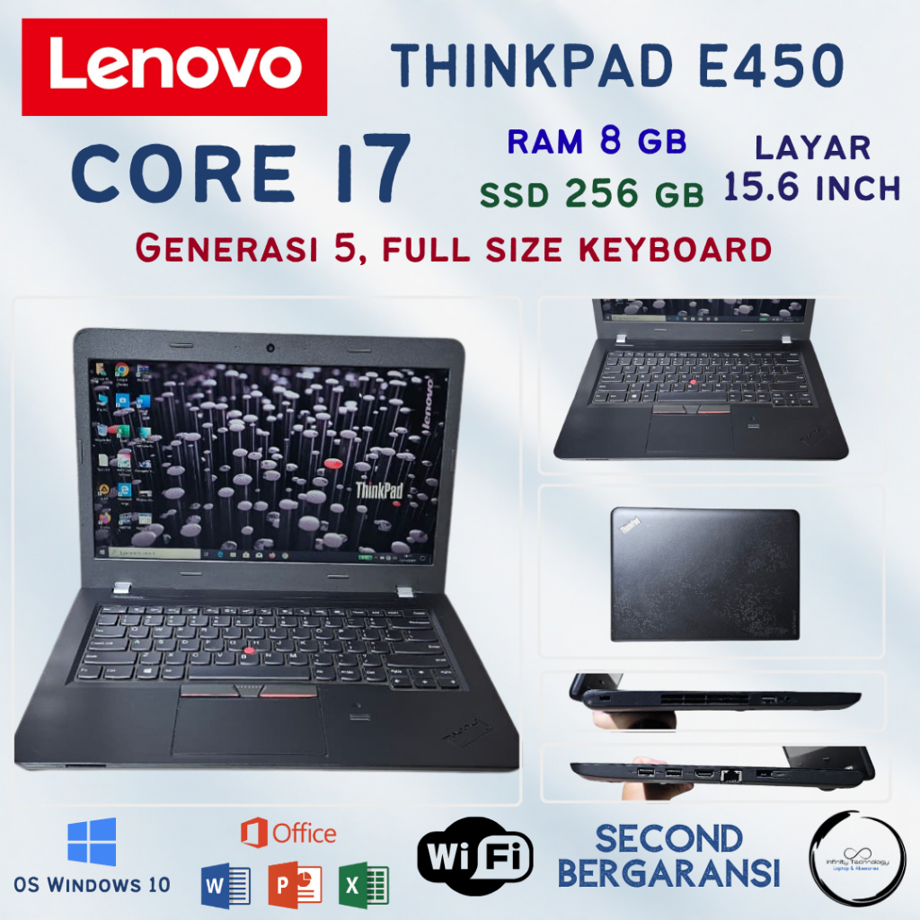 Lenovo Thinkpad T450 T450s e450 Core i5/i7 14" Inch