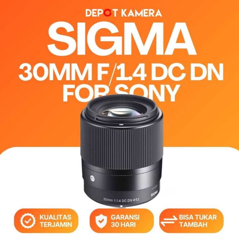 ( DEPOT KAMERA ) SECOND - SIGMA 30MM F/1.4 DC DN SONY