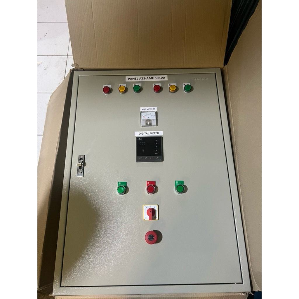 PANEL ATS-AMF 50 KVA 3 PHASE ORIGINAL ASLI
