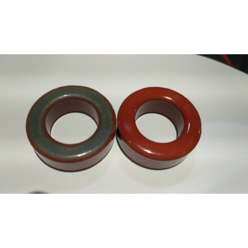 T130-2 3.3cm Toroid Core Merah Iron Powder MICROMETALS Original Class D