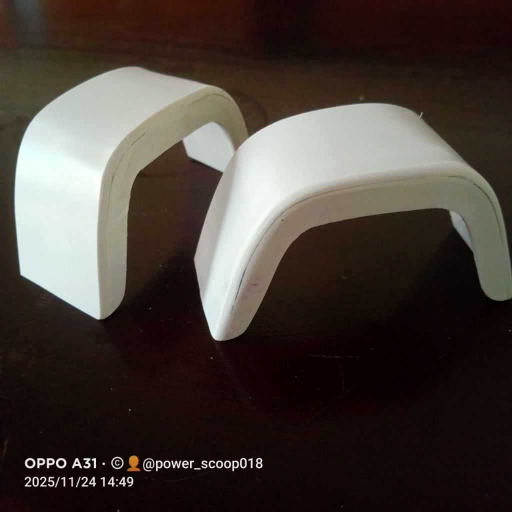 Spakbor miniatur truk plastik, spakbor belakang miniatur truk, part miniatur truk