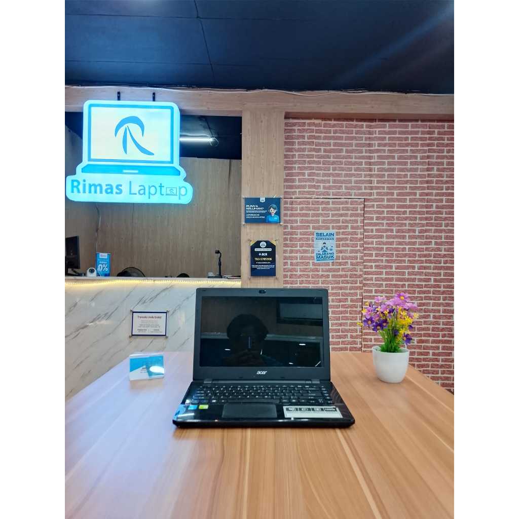 ACER ASPIRE E14 I3 GEN 4 VGA 820M RAM 8 GB HDD 500 GB / SECOND