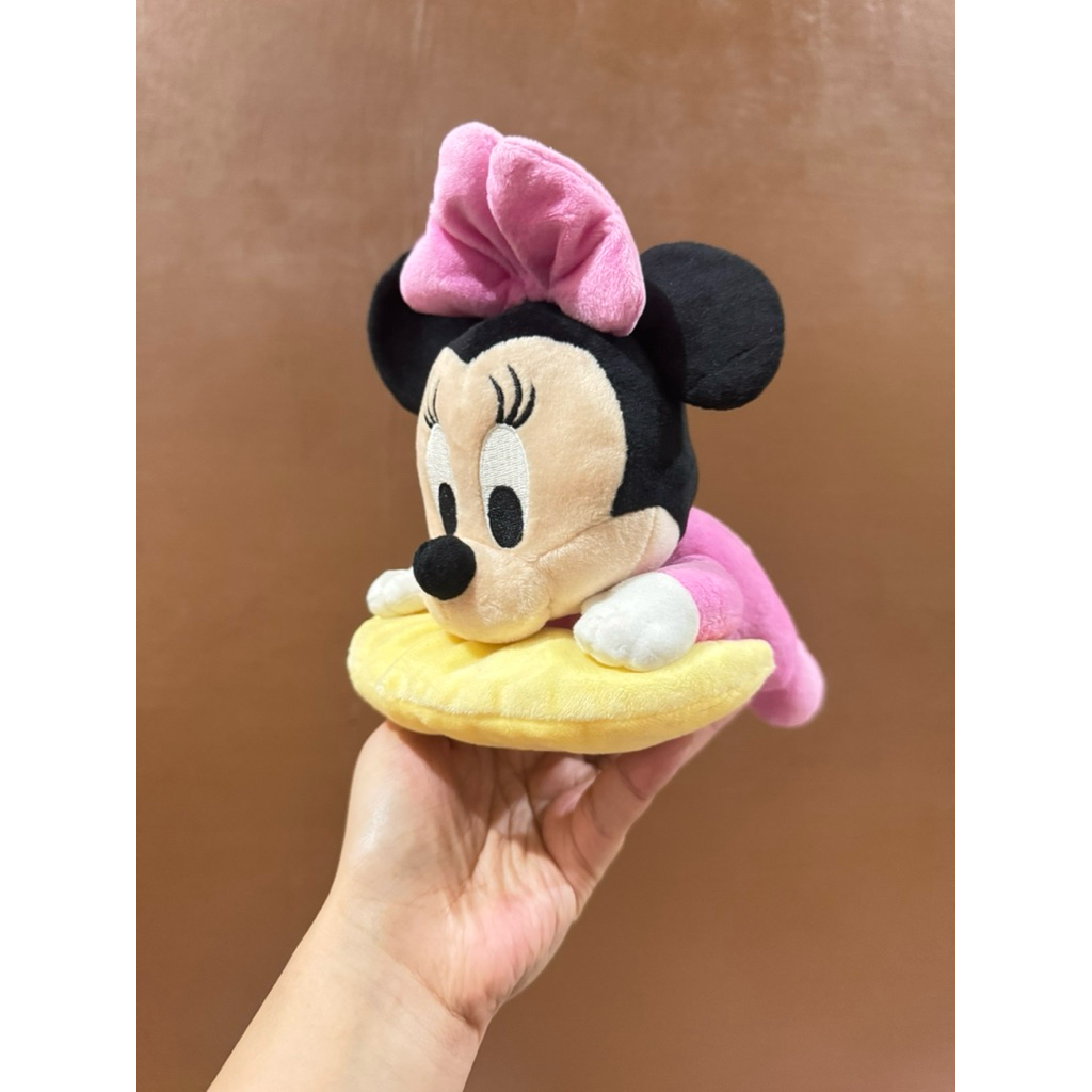 Boneka Karakter Baby Minnie Mouse size 18x14x15cm Original / Boneka Minnie Mouse Baby / Boneka Minni
