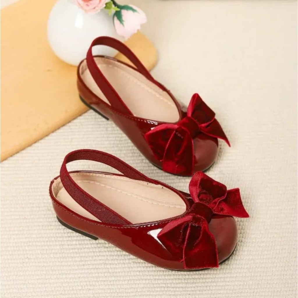 sandal selop anak perempuan lucu / sandal pesta anak perempuan / sandal selop anak perempuan korean 