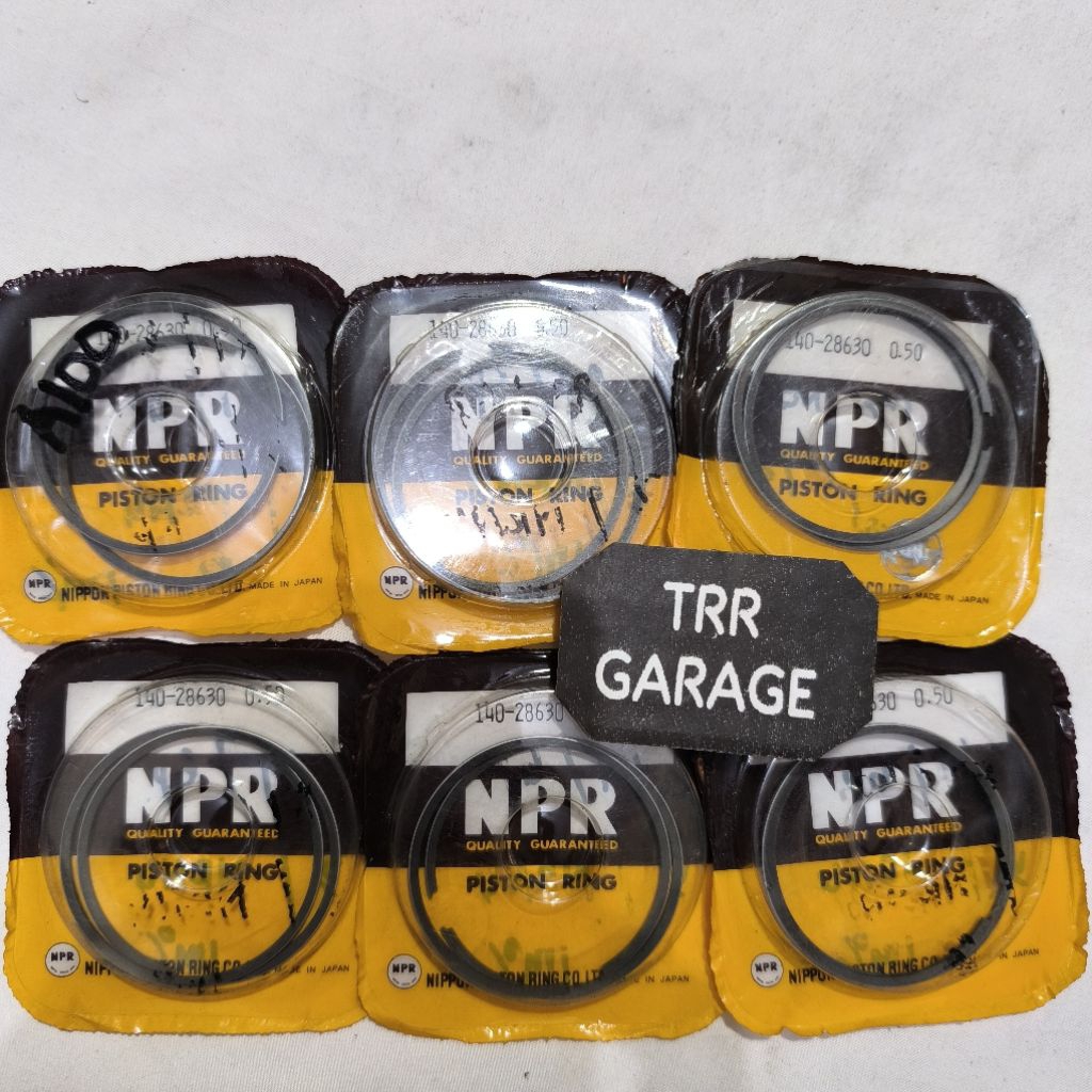 Ring seher piston Suzuki a100 a 100 econos  OS over size oversize 50 non original merk NPR NPP japan