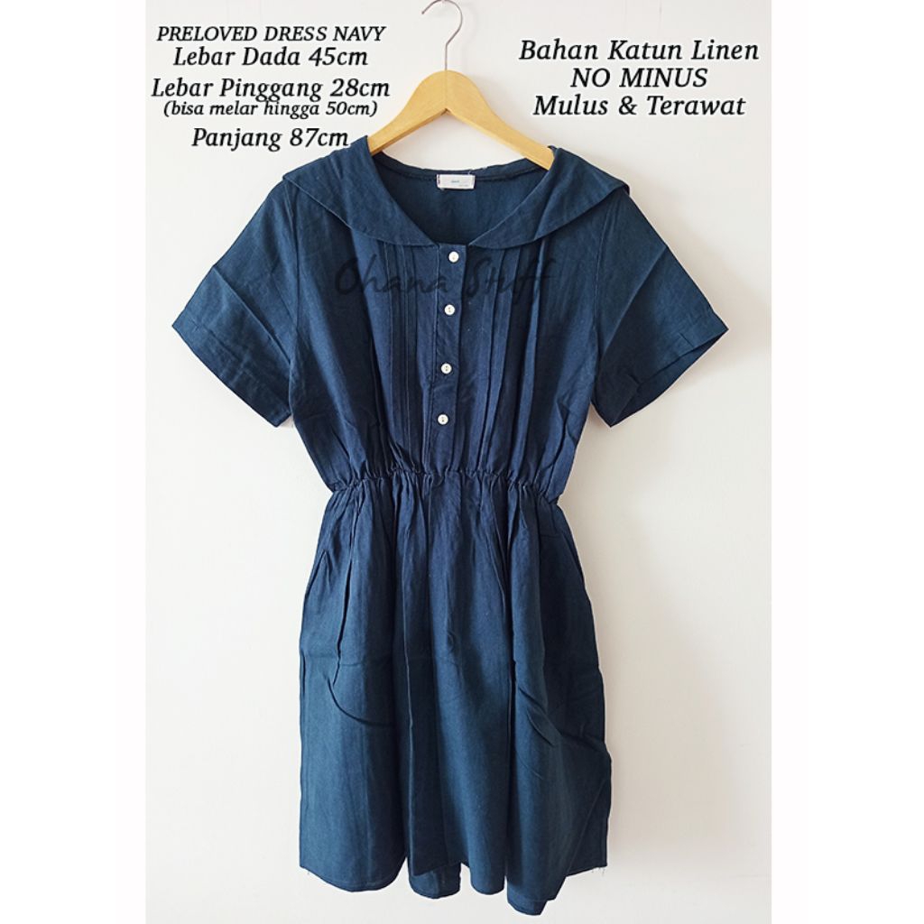 DRESS KATUN TEBAL/DRESS CASUAL WANITA