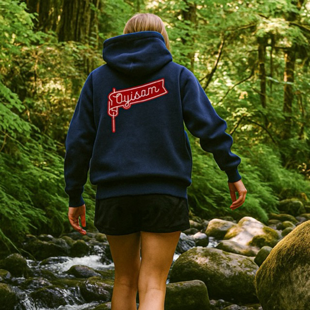 HOODIE JAKET OYISAM "NAVY FLAG"