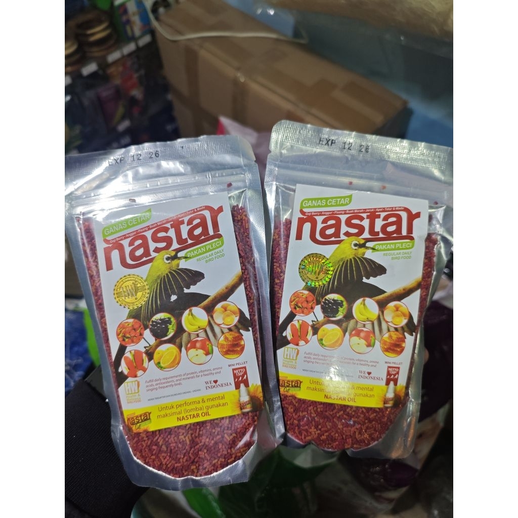 NASTAR PAKAN PLECI ORIGINAL 100%