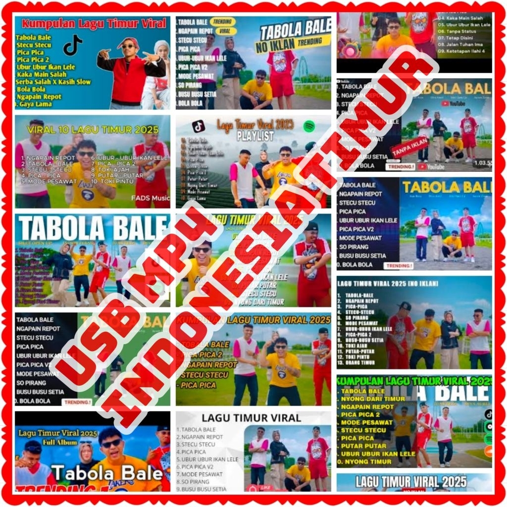 USB UNTUK MOBIL LAGU TIMUR TABOLABALE-LAGU AMBON-LAGU MANADO-FLASH DISK ISI LAGU INDONESIA TIMUR TAB