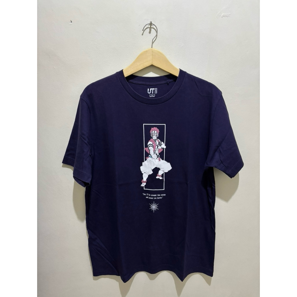 Kaos Uniqlo Demon Slayer (Navy)