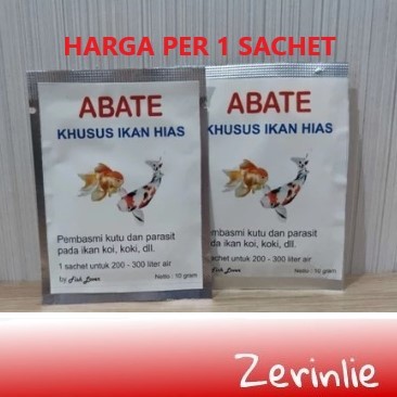ABATE KHUSUS IKAN HIAS obat kutu ikan / obat parasit ikan hias koi koki