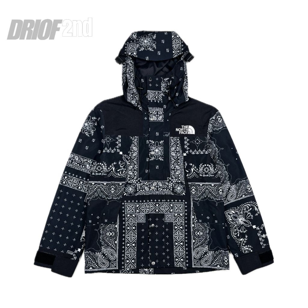 Jacket The North Face | Novelty GTX Paisley Balck Mountain Jacket Gore-tex TNF