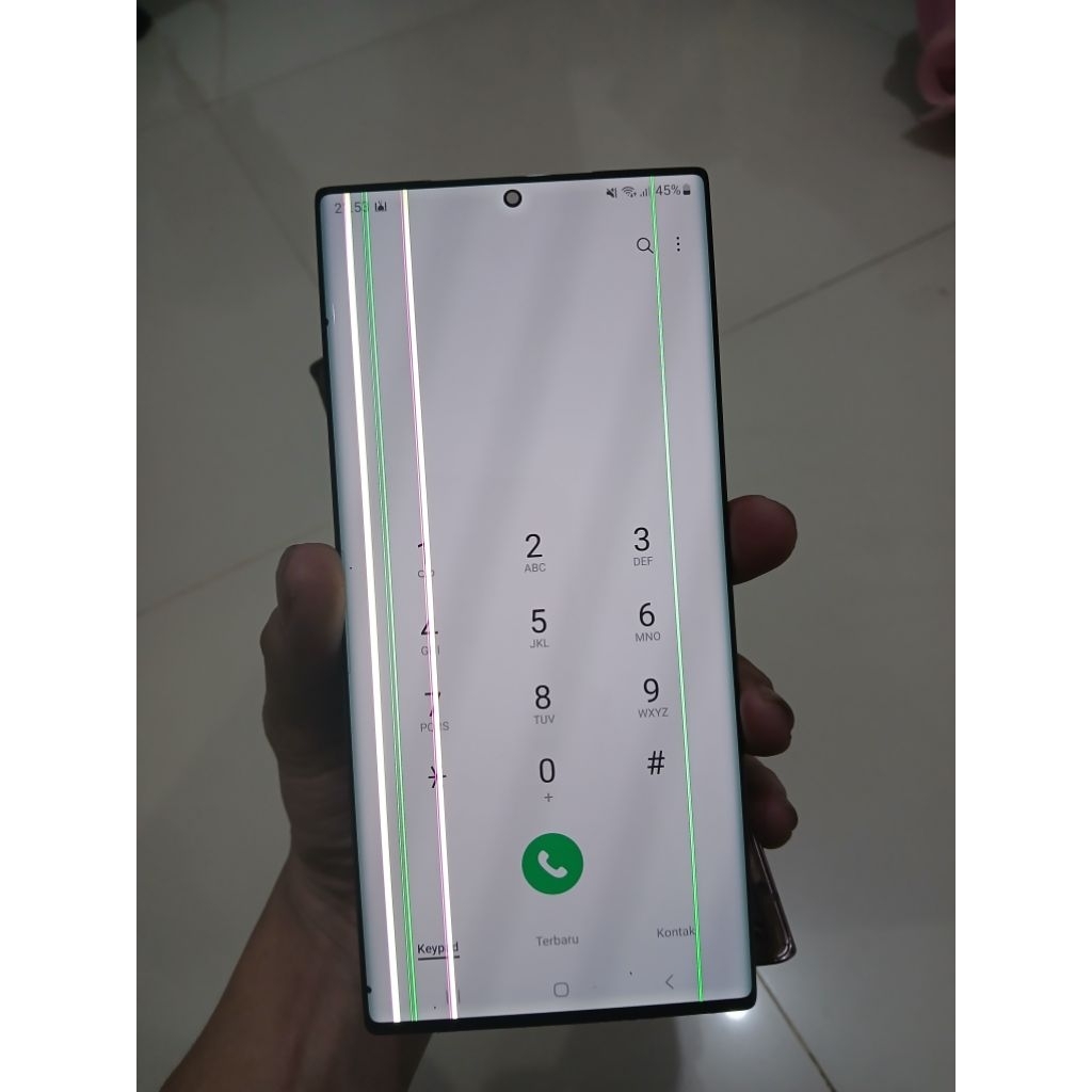 LCD ORIGINAL 100%  COPOTAN SAMSUNG NOTE 20 ULTRA MINUS GARIS