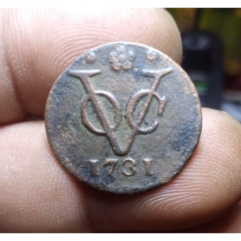 Koin VOC 1 Duit Holland 1731