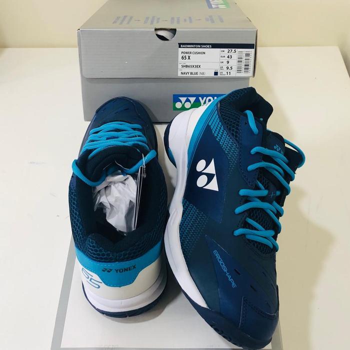 New Sepatu Badminton Yonex SHB 65 / SHB65 X3 Navy Blue