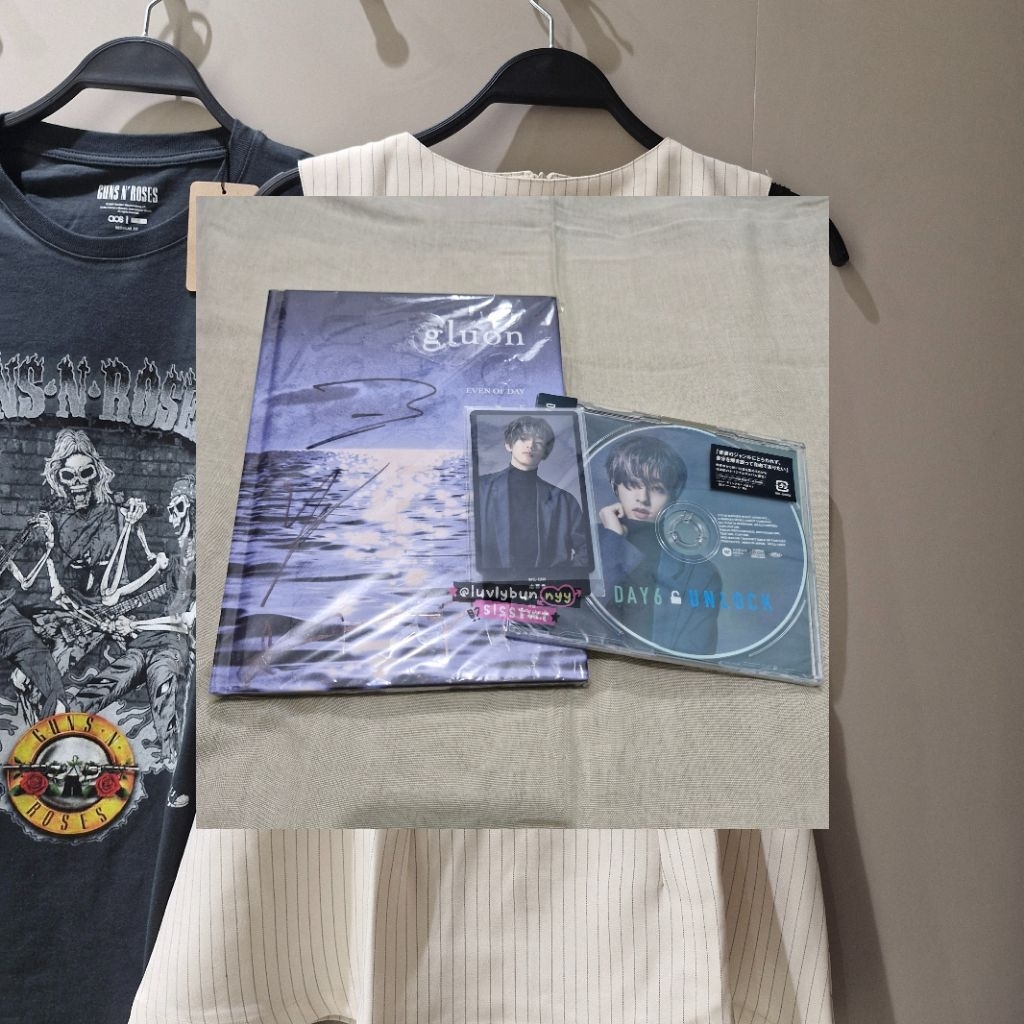 [READY] Album DAY6 Unlock Jae & EOD Gluon Signed atasan kaos
