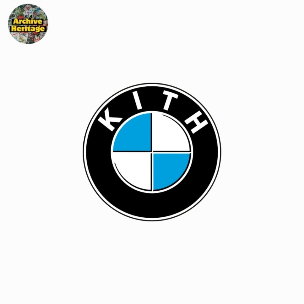 sticker Kith BMW racemark streetwear otomotif stiker